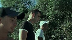 Gay V dun hooks up during a flirty behind-the-scenes shoot