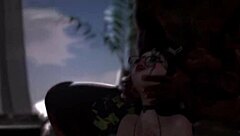 yo, this white slut let me sneak in her room to bang hard in second life