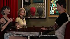 hey, check this hairy chick riding hard in hellcat lounge gameplay part 1!