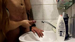 Subtle Anime Hint at Helping Him Ease That Early Morning Hardness.