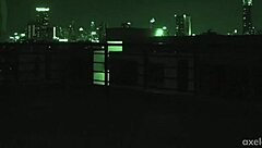 Axel Abysse Goes Wild with Infrared Ass Play Outdoors! 😈