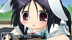 rabbit training in anime hentai game