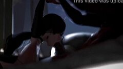 yo, this white slut let me sneak in her room to bang hard in second life