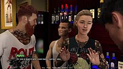 hey, check this hairy chick riding hard in hellcat lounge gameplay part 1!