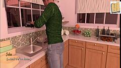 Being a Dik Chick Route 29. Trying to Find His Way Around Isabella's House After a Night Out.