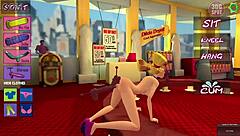 Naughty Blonde Enjoys Wild Fun with Dildos in 3D Animation