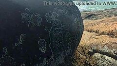 Brazilian beach teen asks, Caught me bent over in public doggystyle, wanna watch?