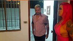 I watched my wife lolla martinelli get hot and tease leo fernandezxxx with her short dress