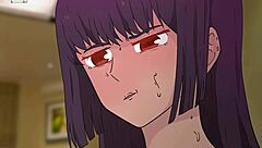 Huge tits and micropenis in anime parody with Sana Sunamiya