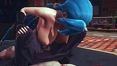 Lol Hentai: Jinx in Hardcore Japanese Anime Creampie Scene