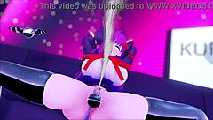 corrupted dildos got her dancing and squirting in wild anime action