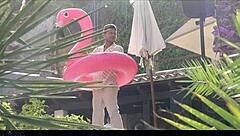 Ever seen a French blonde pounded at a luxury swinger party?