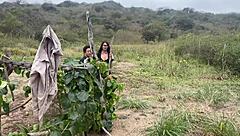 Real Road Sex With Busty Big-Ass Girl Begging for Cock