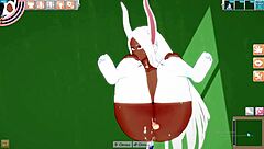 Big ass bunny gets fucked to orgasm