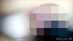 First time he slid into his girlfriend’s tight ass for homemade fun.