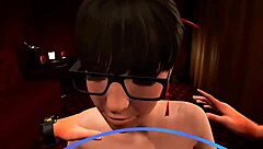 Oh my gosh, VR Paradise in a private room 3, it's insane anime hentai!