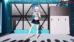 kashima takes on a SUSPICIOUS PART-TIME JOB with wild riding and squirting action