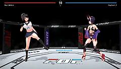 cute ladies banging in fuck or fight, the new 2024 ryona hentai game! hot stuff! 🔥