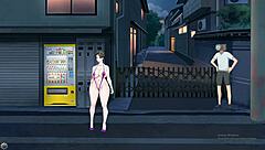 shameless milf exhibicionista showing big tits and ass. her bold anime fetish display draws every eye.