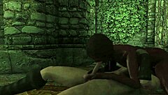 does the dragonhorn vol0 have teasing monsters in hentai anime or not?