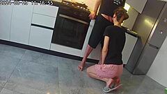 Hey, you won’t believe this real cheating wife banging her neighbor in the kitchen