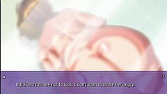 omg my neighbor gets a handjob from my wife in hana ntr game 3 😱