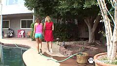 Brenda licks Alyssa Reece’s sweet young pussy with passion