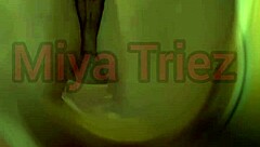 miya triez does a hot strip tease for fans