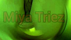 miya triez does a hot strip tease for fans