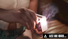 power outage led sophia locke and casey calvert to a steamy lesbian wax play.