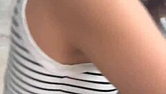 Follando a Linda Flaca Culona While She Talks to Her Poor Boyfriend