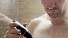 i trim my sweaty hairy armpits chest and arms after the gym to prepare for a photoshoot next week behind the scenes