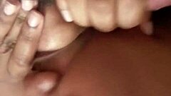 Ebony Milf's Good Neck Sucking Black Cock