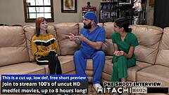 damn, freshman Ditria Rose gets forced Hitachi orgasm in latex!