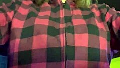 I can't believe it, almost got kicked outta gym for my outfit, they got so turned on seein my hard tits bouncin