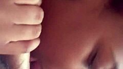 Ebony Milf's Good Neck Sucking Black Cock