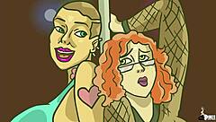 Ginger’s Latest Customer Packs a Massive Dick in Wild Action