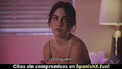 brunette with hairy pussy looks incredibly tempting