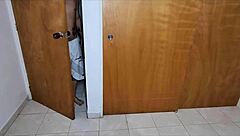 Stepsister begged for tight pussy pounding after shower! 😍