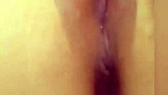 I touch myself with my piercing until I cum