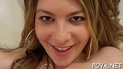 Shaved Pussy Pounded Roughly by Erected Cock