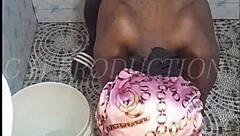 Skinny teen slut got slammed hard in shower doggy style