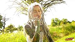 German Scout Finds Split Tongue Star Anuskatzz for Rough Anal Casting