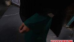 arab chick slips into hotel room just to get pounded doggystyle rough.