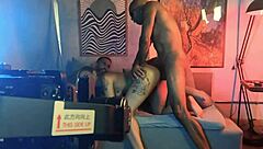 Behind the scenes of porn production