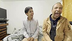 disabled stud with huge dick tears into his buddy’s tight ass