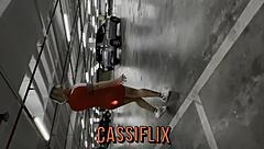 I Love Watching This Tattooed Bunny Girl Ride with a Carrot in Her Pussy