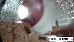 hey, check this hot shower fun with christy and dahlia bts