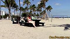 Stepsis Lesbians Scissor in Bikini! How Hot Is This Teen Action?