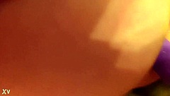 Vibrator Inserted Into Ass For Anal Pleasure